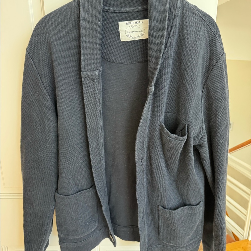 Patrick Ervell Cardigan Navy Amazing